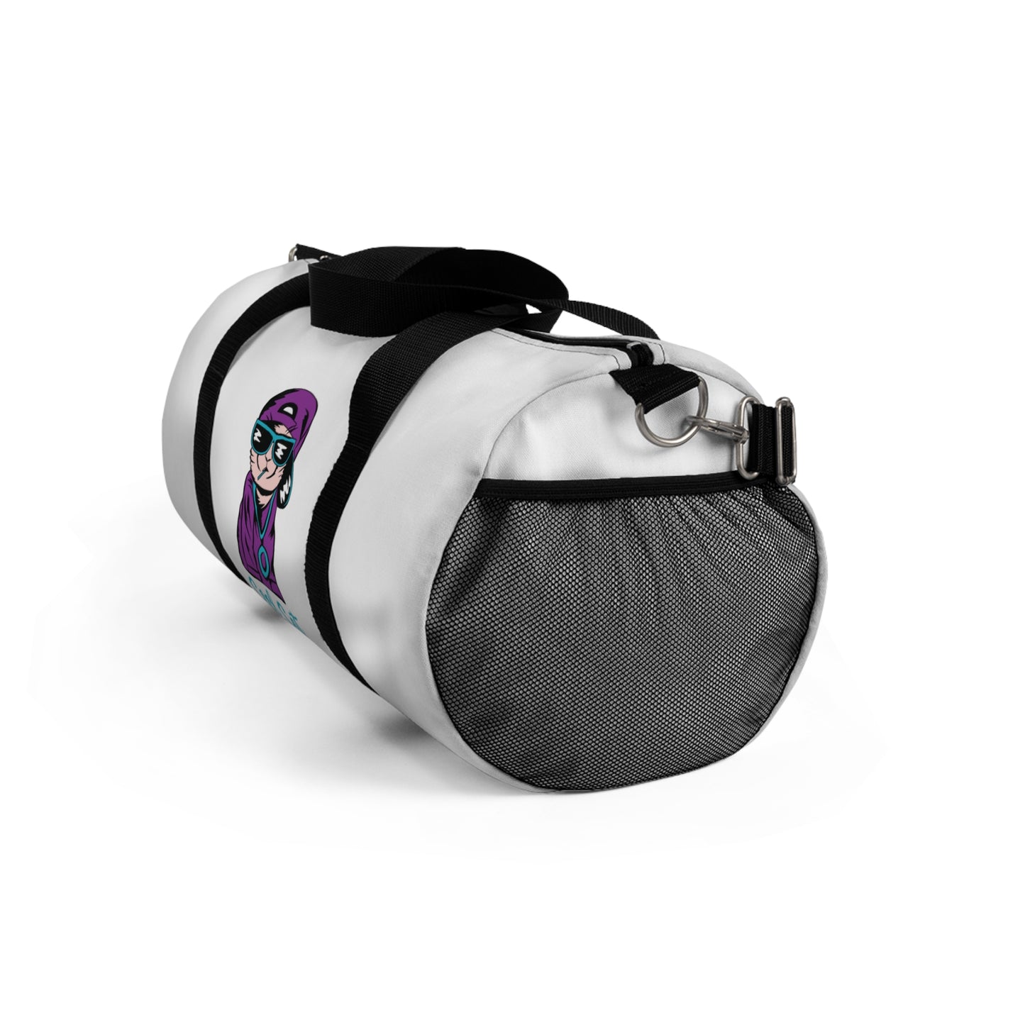 Cool Cat Duffel Bag — Cute Cartoon Cat Travel Gym Bag