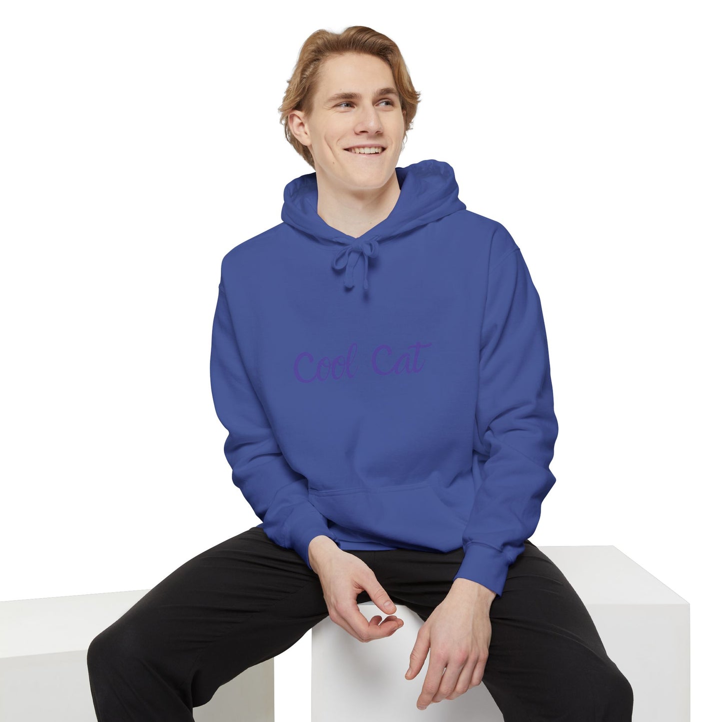 Cool Cat Hoodie — Retro Streetwear Graphic Pullover