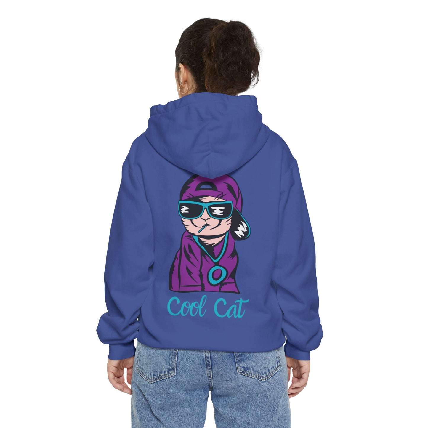 Cool Cat Hoodie — Retro Streetwear Graphic Pullover