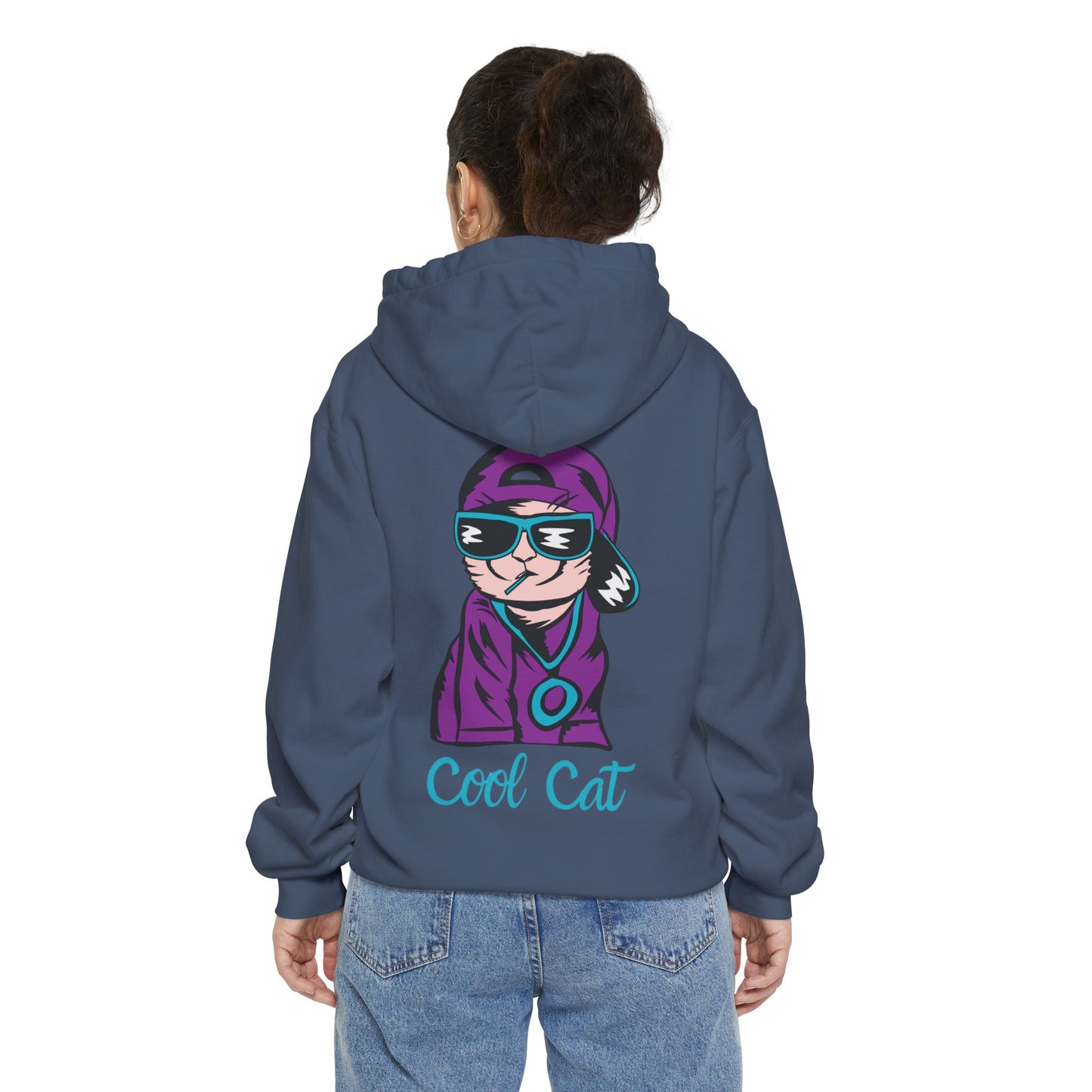 Cool Cat Hoodie — Retro Streetwear Graphic Pullover