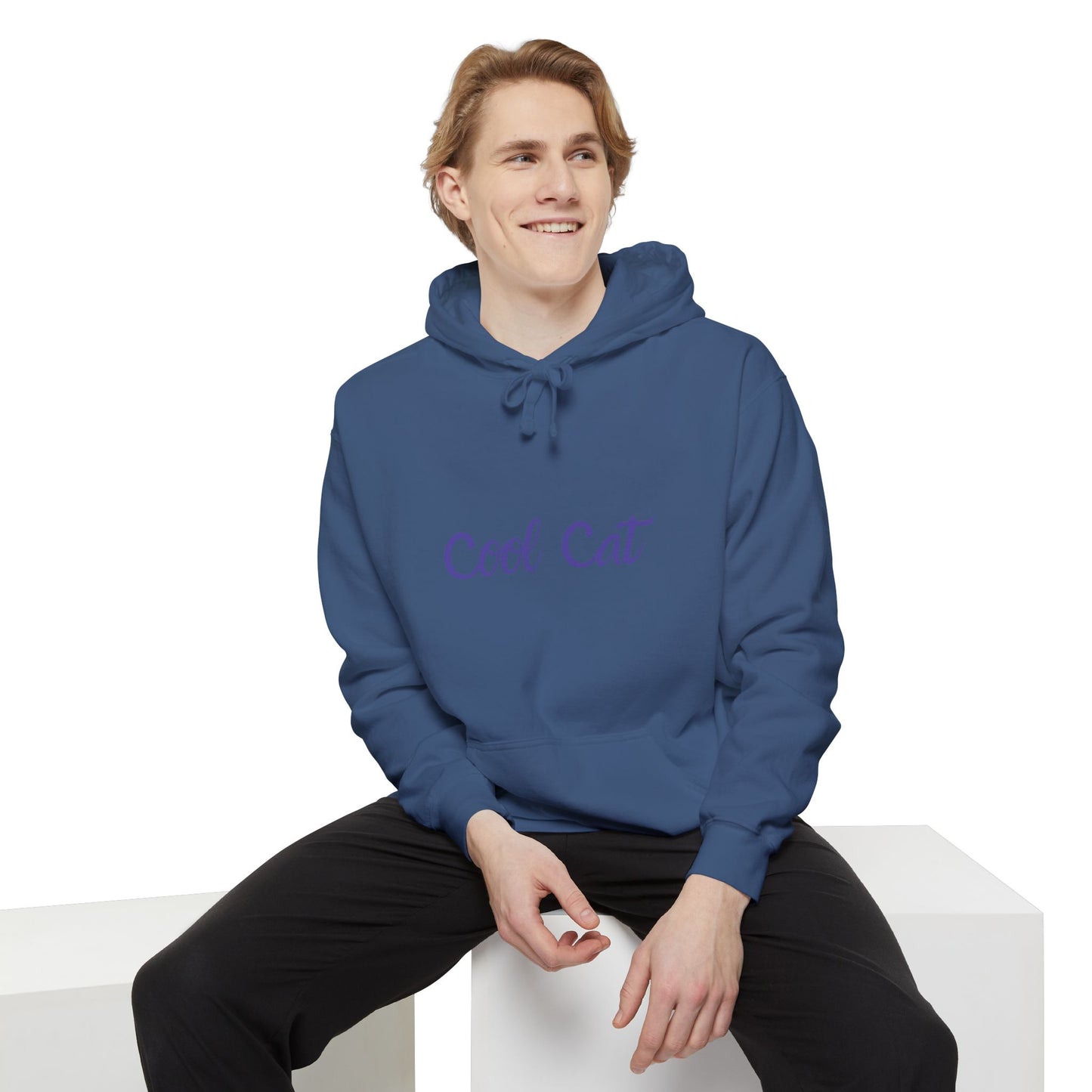 Cool Cat Hoodie — Retro Streetwear Graphic Pullover