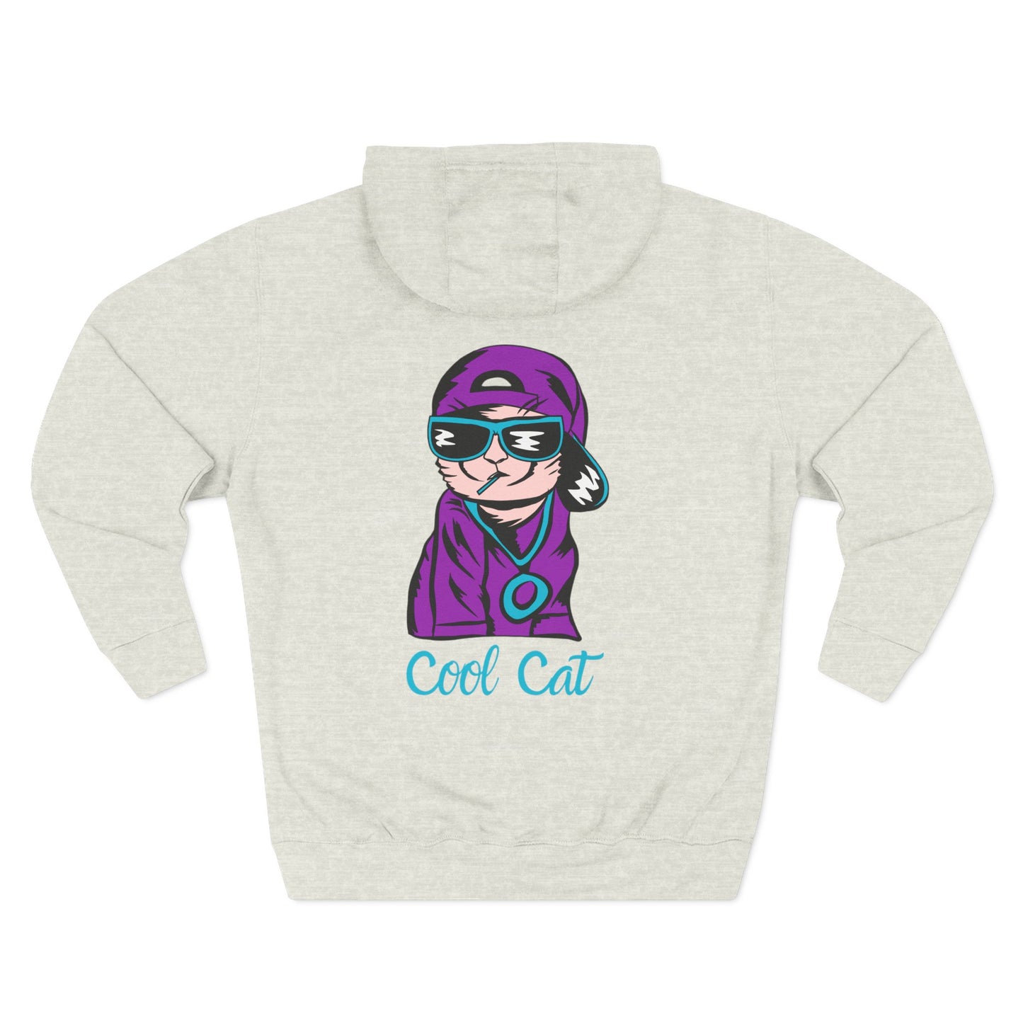 Cool Cat Hoodie — Retro Graphic Cat Pullover