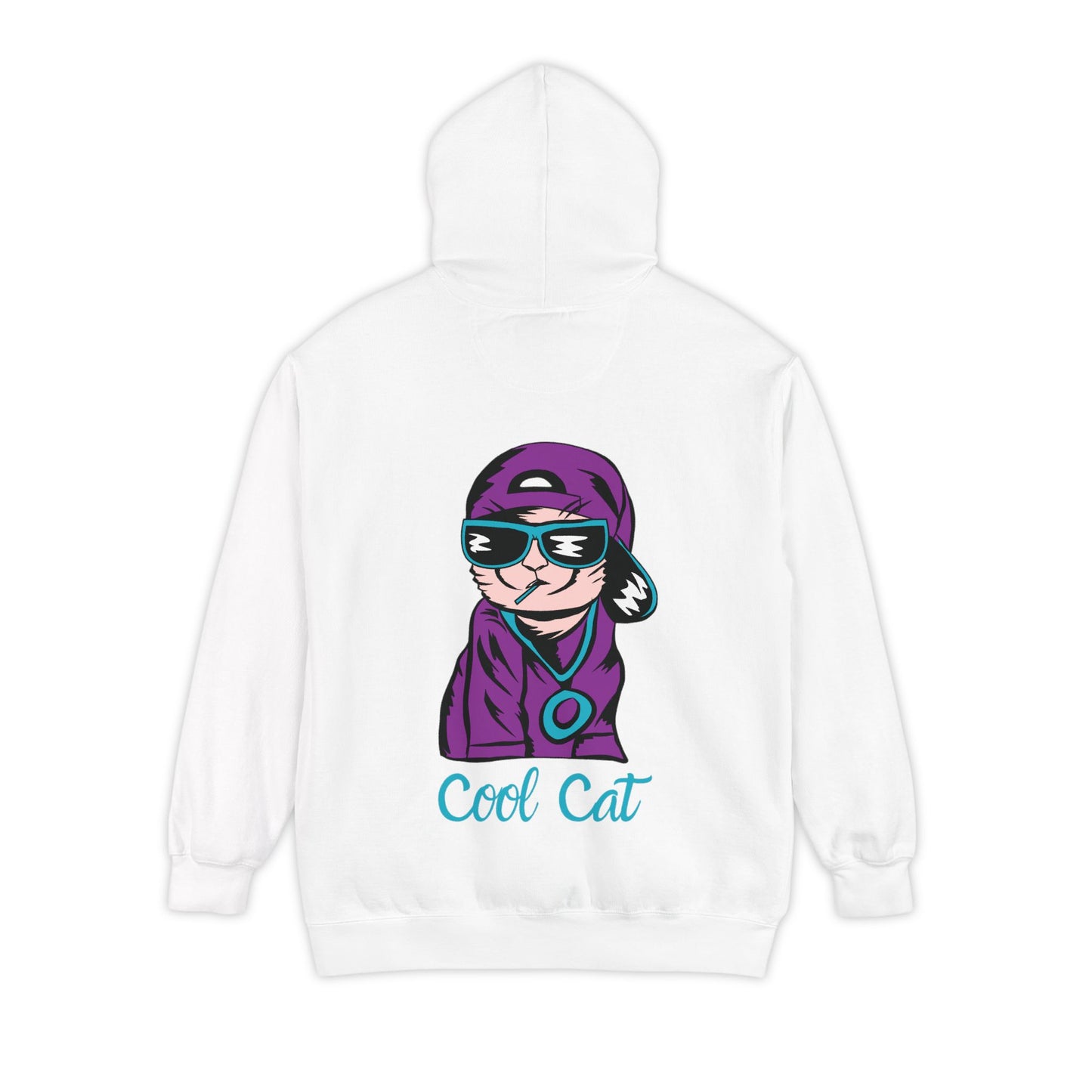 Cool Cat Hoodie — Retro Streetwear Graphic Pullover
