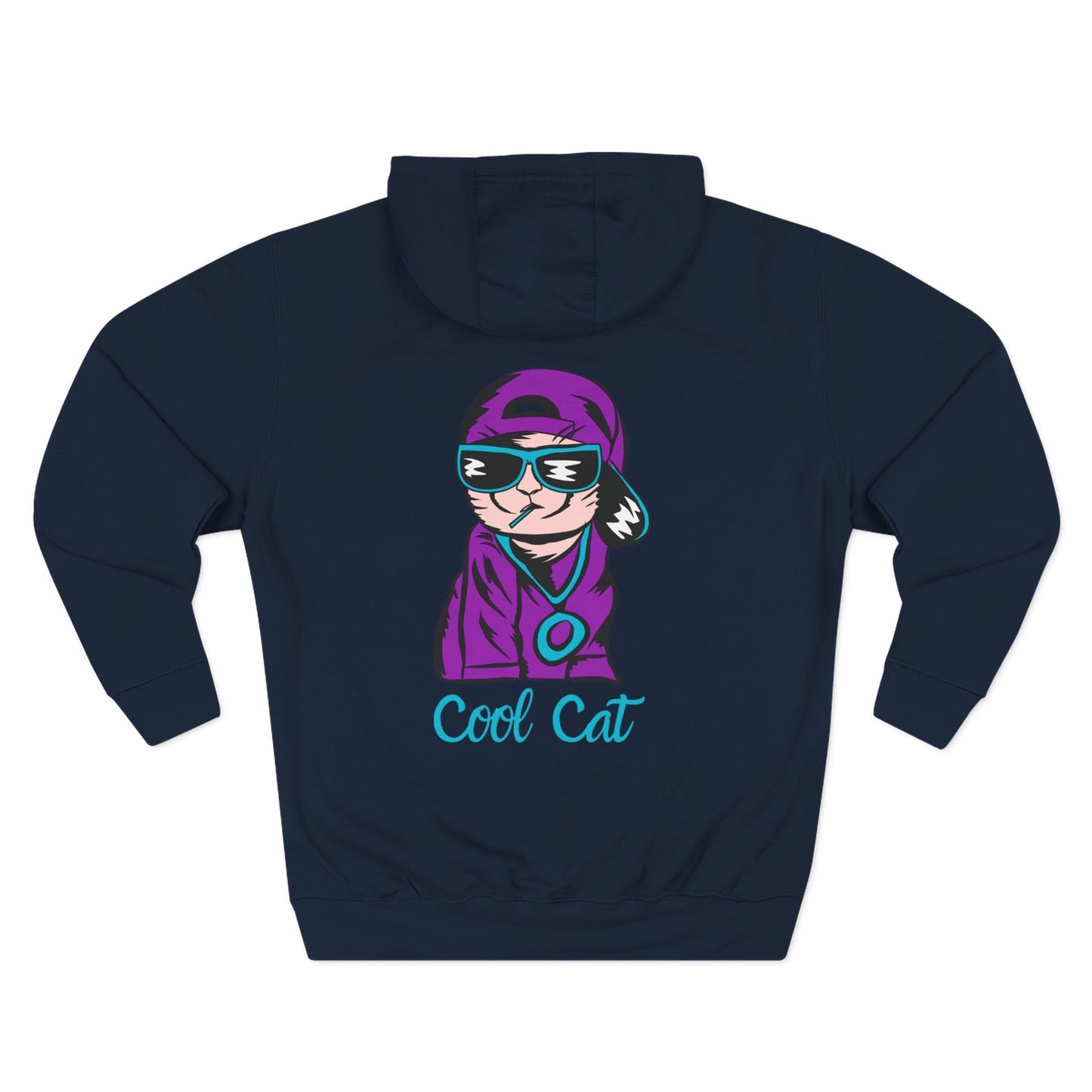 Cool Cat Hoodie — Retro Graphic Cat Pullover