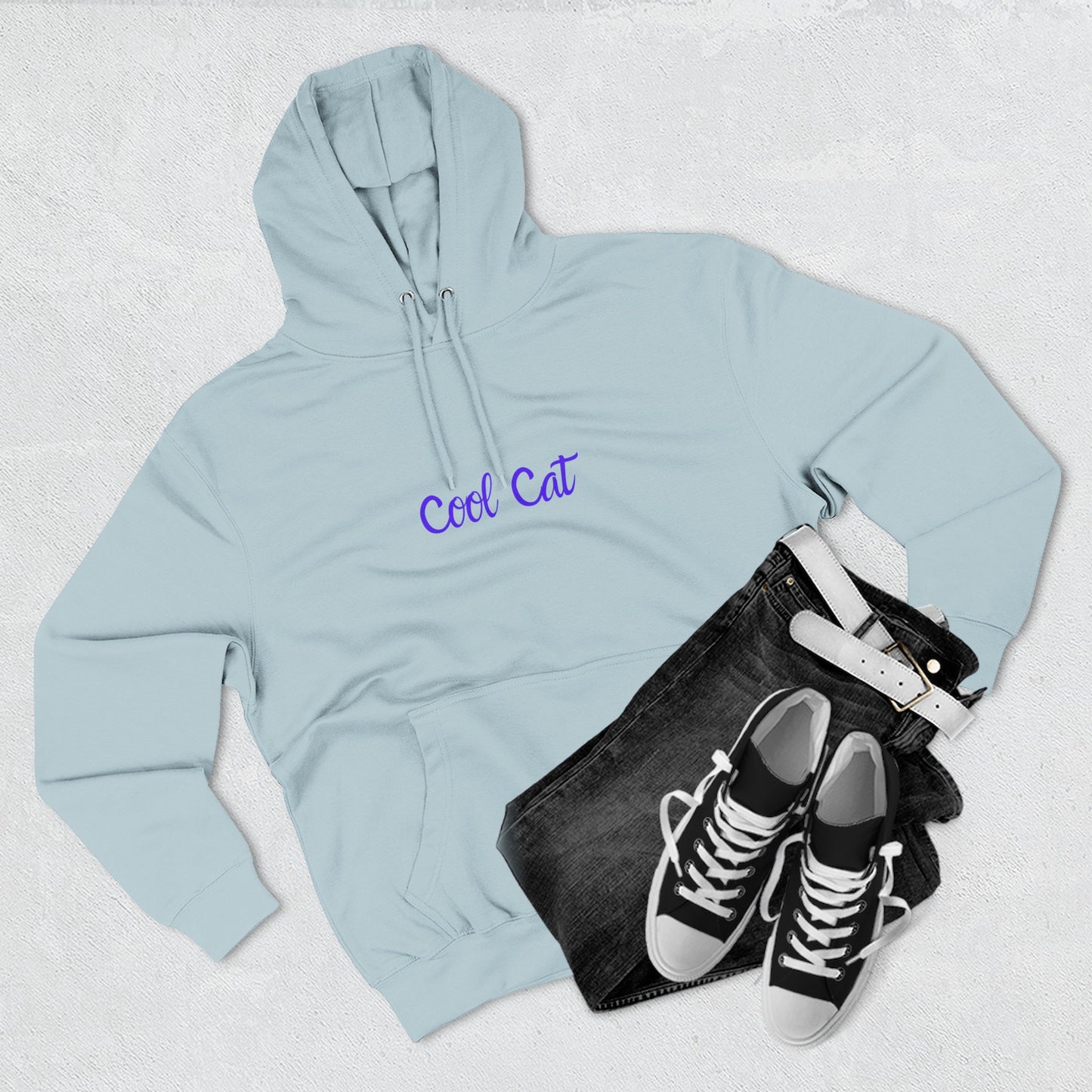 Cool Cat Hoodie — Retro Graphic Cat Pullover