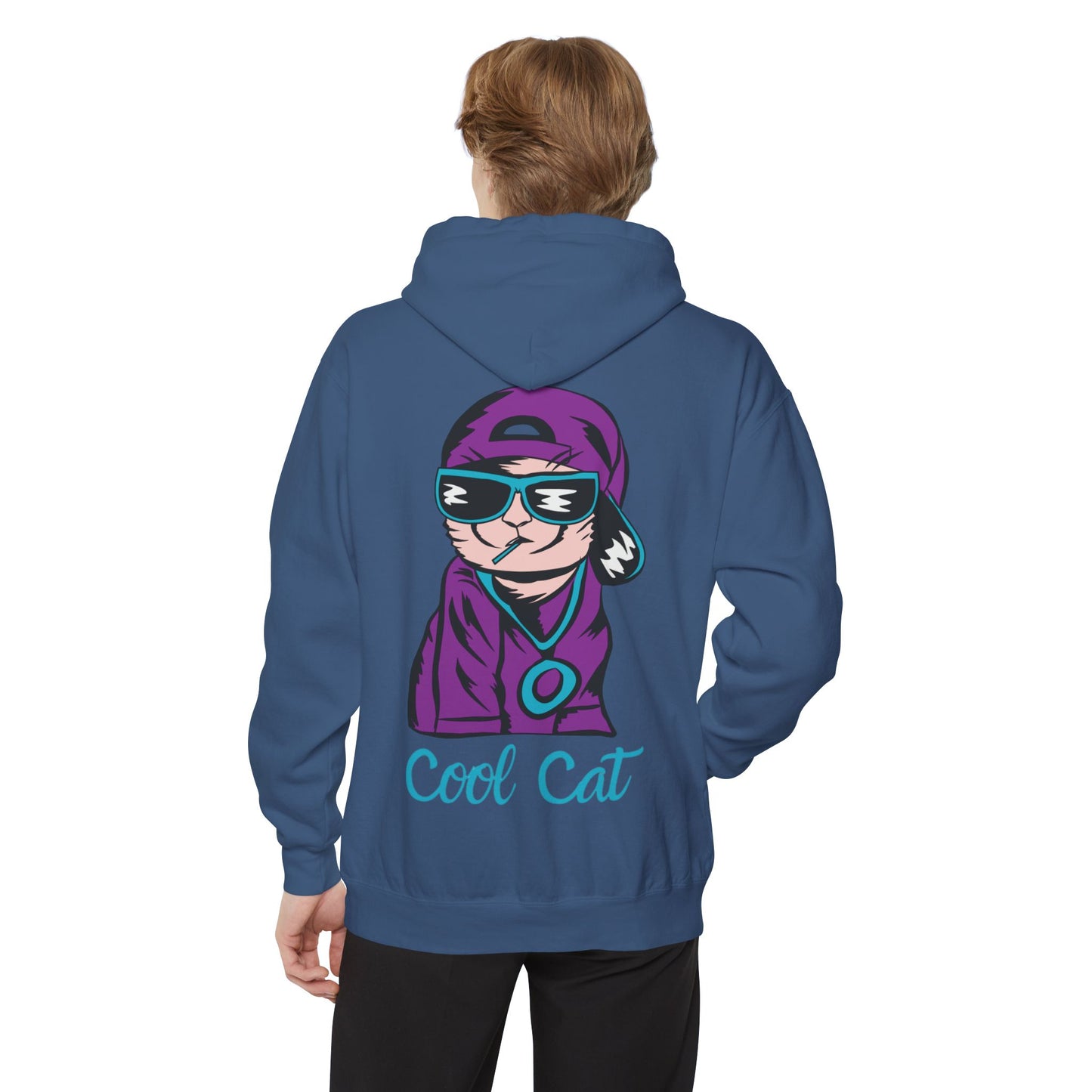 Cool Cat Hoodie — Retro Streetwear Graphic Pullover