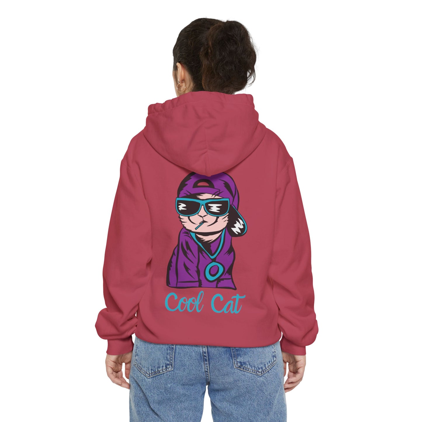 Cool Cat Hoodie — Retro Streetwear Graphic Pullover