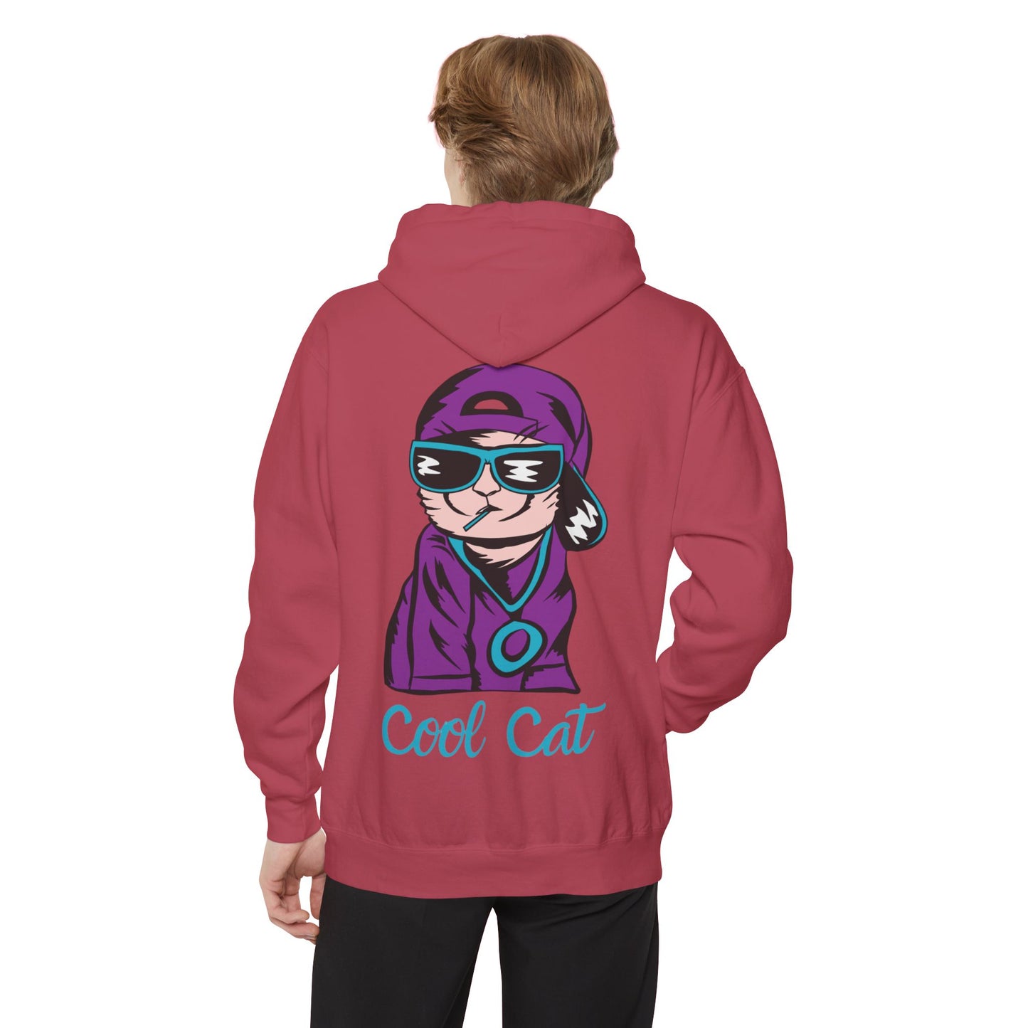 Cool Cat Hoodie — Retro Streetwear Graphic Pullover