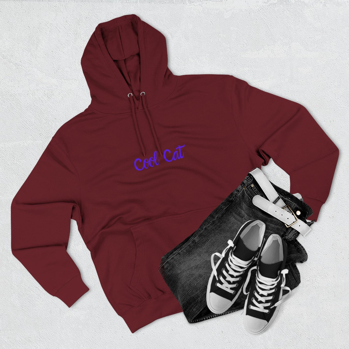 Cool Cat Hoodie — Retro Graphic Cat Pullover
