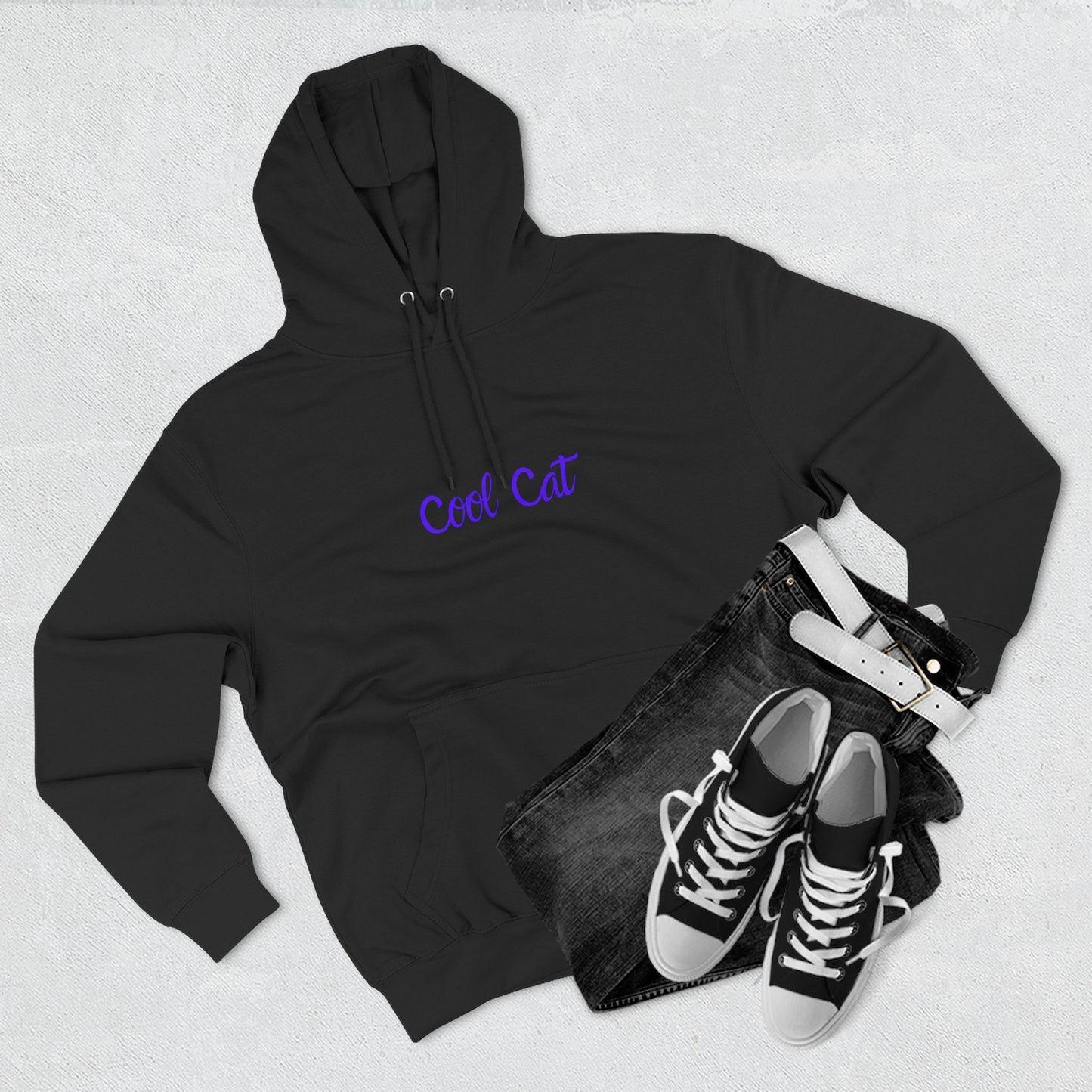Cool Cat Hoodie — Retro Graphic Cat Pullover