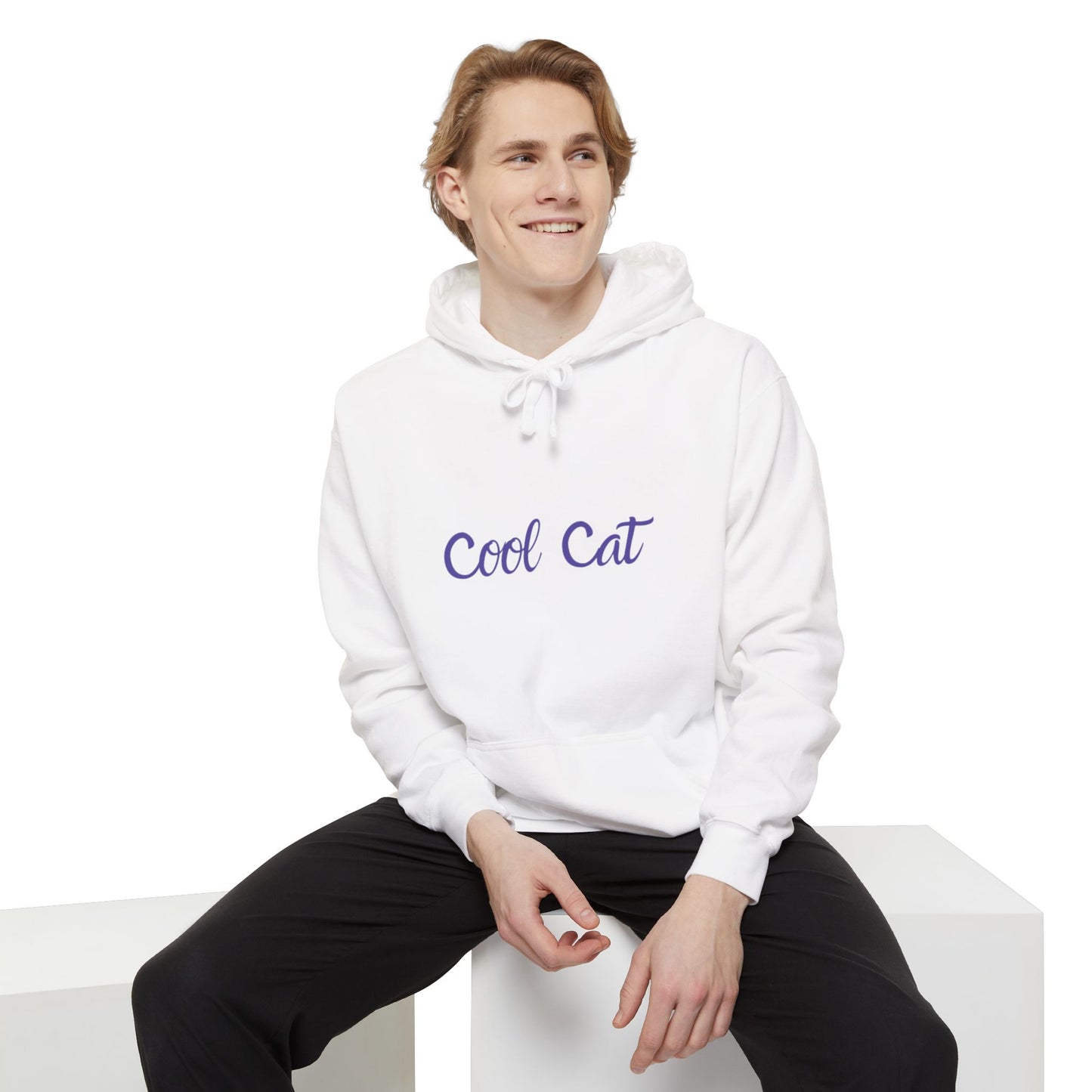 Cool Cat Hoodie — Retro Streetwear Graphic Pullover