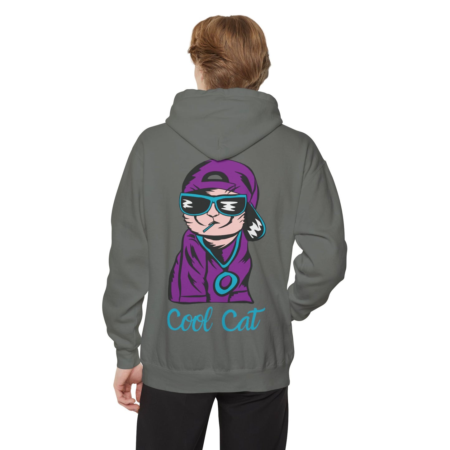 Cool Cat Hoodie — Retro Streetwear Graphic Pullover