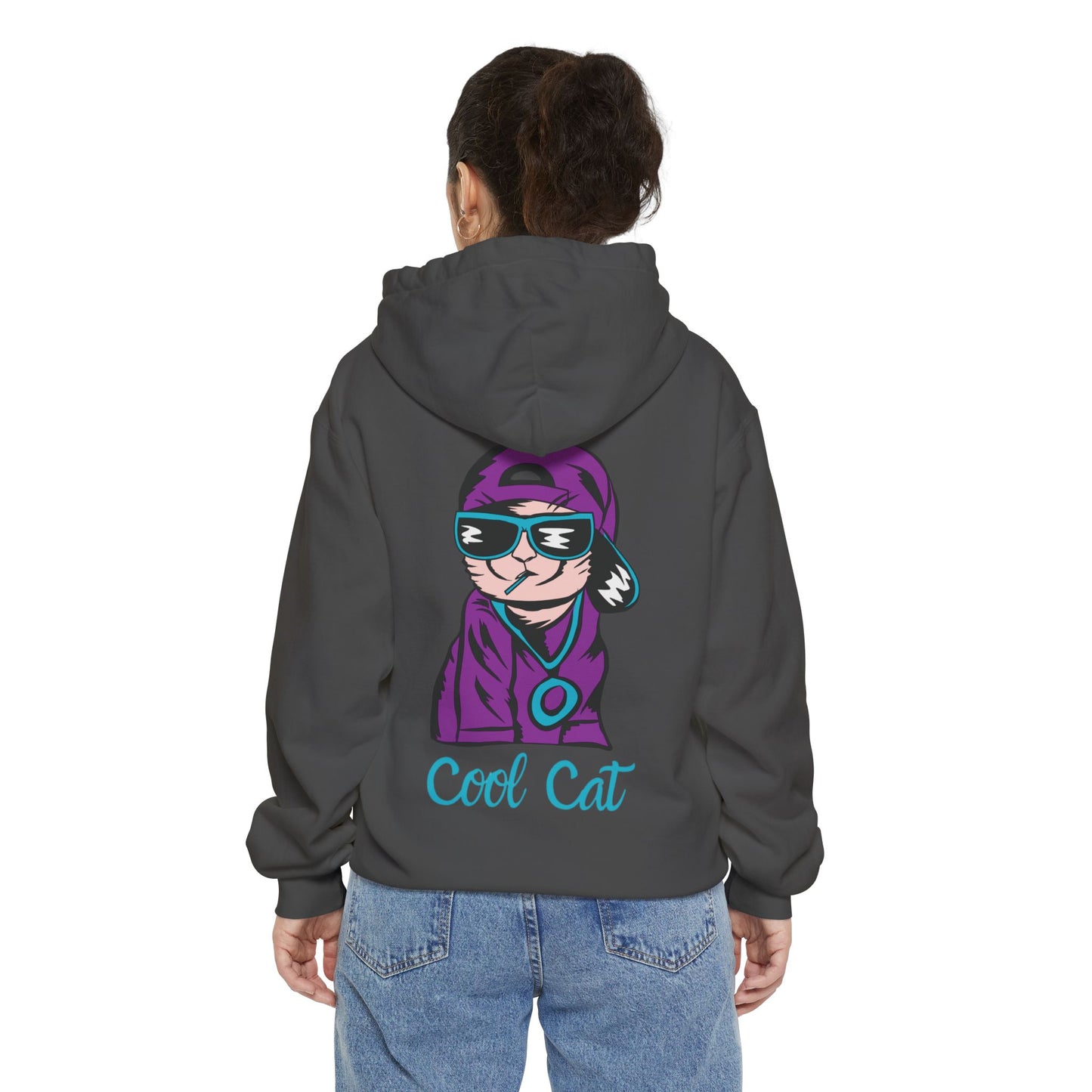 Cool Cat Hoodie — Retro Streetwear Graphic Pullover