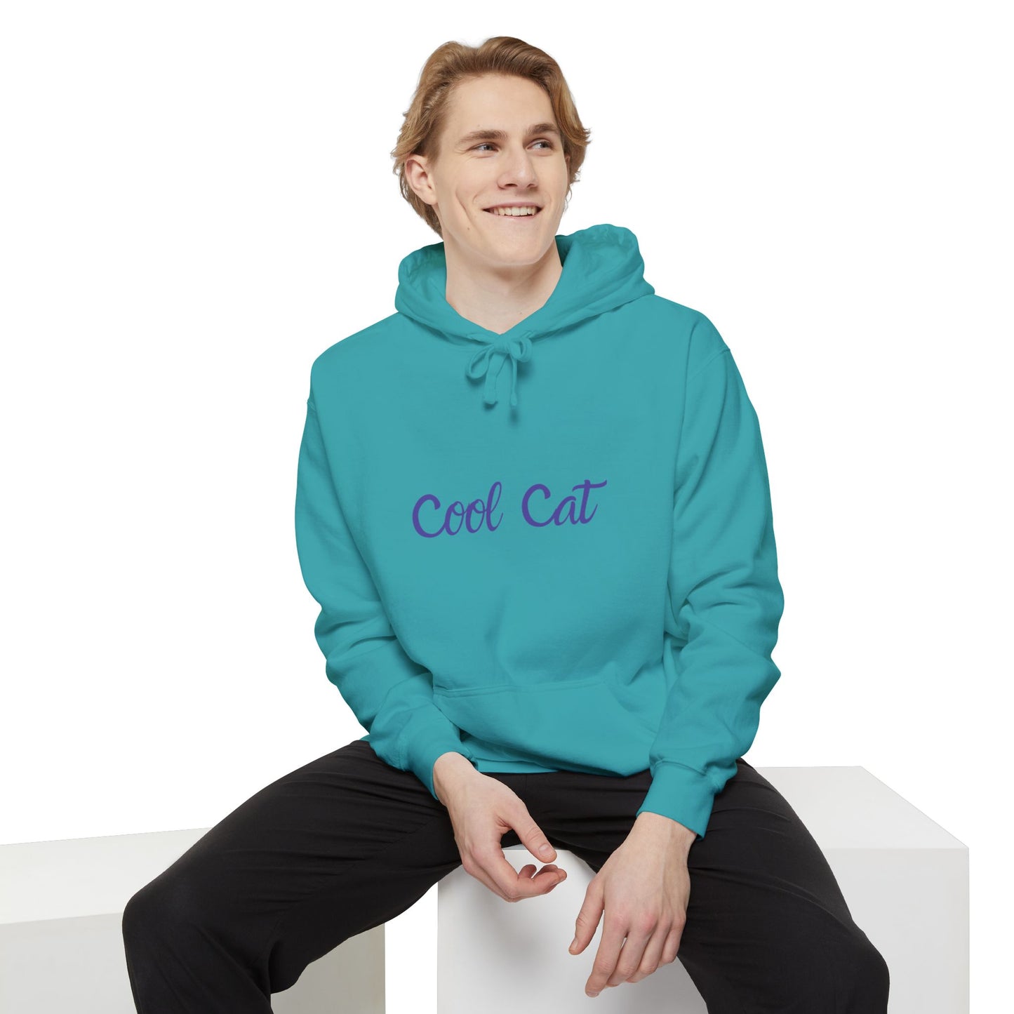 Cool Cat Hoodie — Retro Streetwear Graphic Pullover