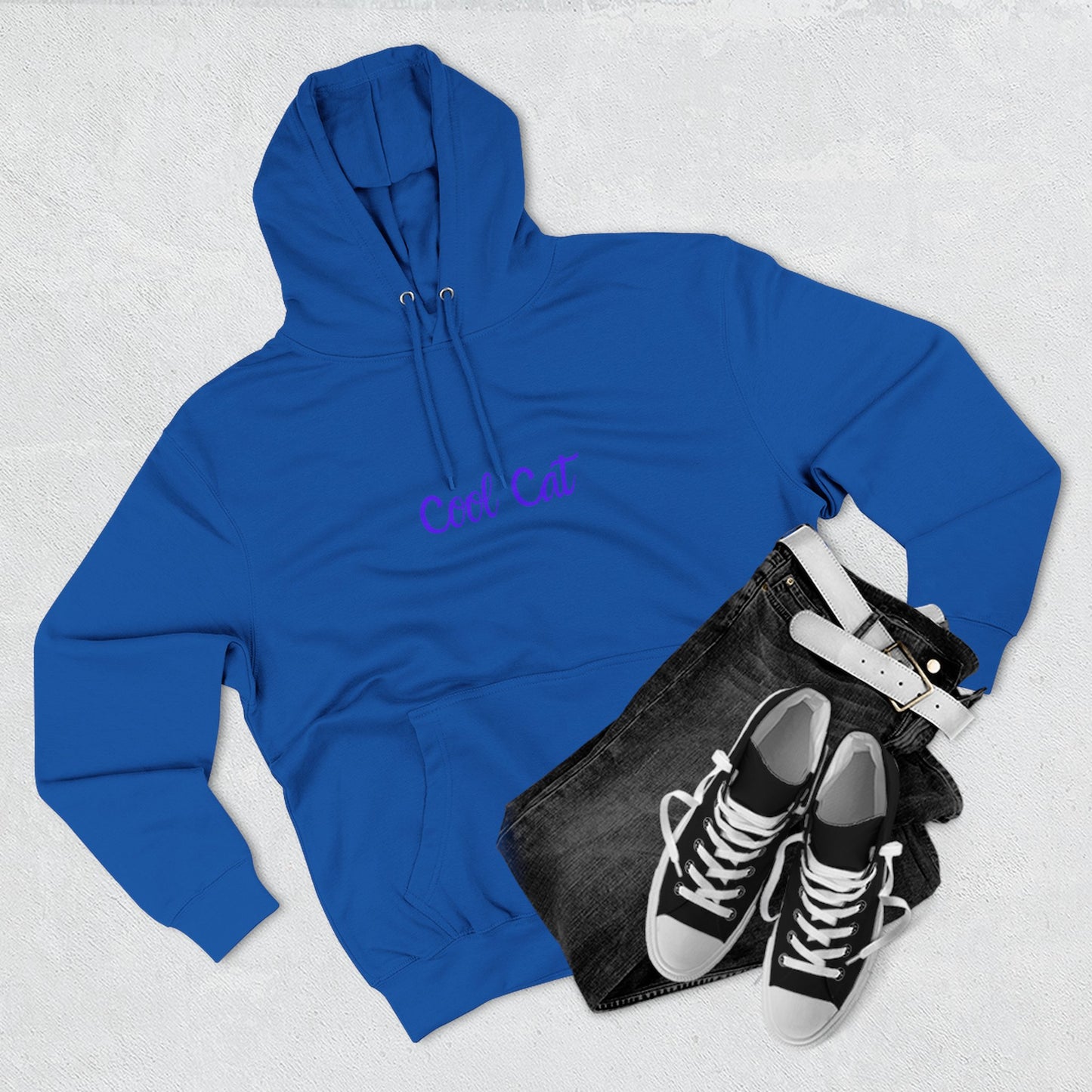 Cool Cat Hoodie — Retro Graphic Cat Pullover