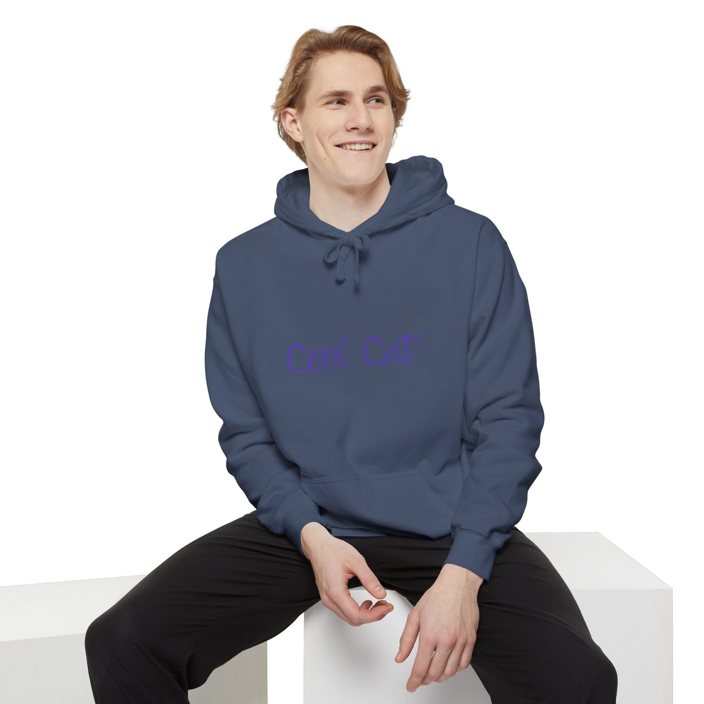 Cool Cat Hoodie — Retro Streetwear Graphic Pullover
