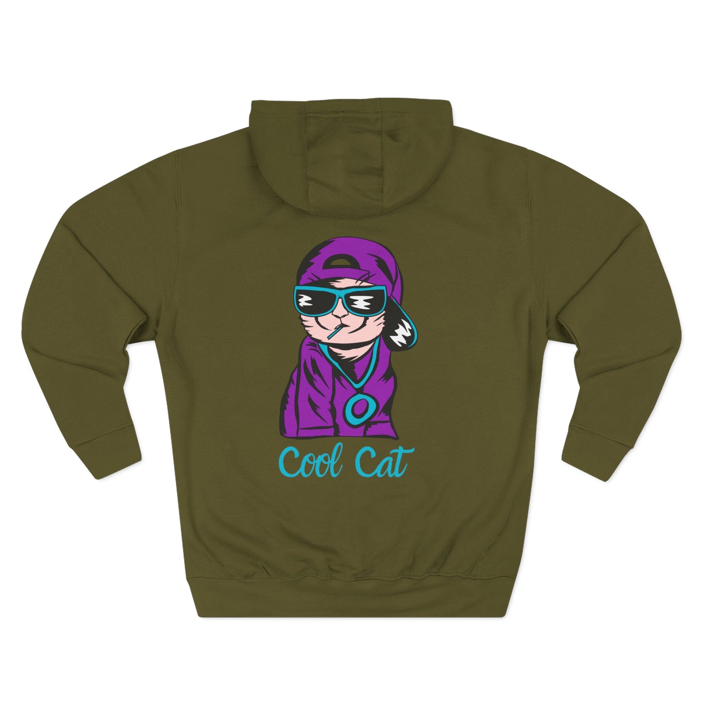 Cool Cat Hoodie — Retro Graphic Cat Pullover