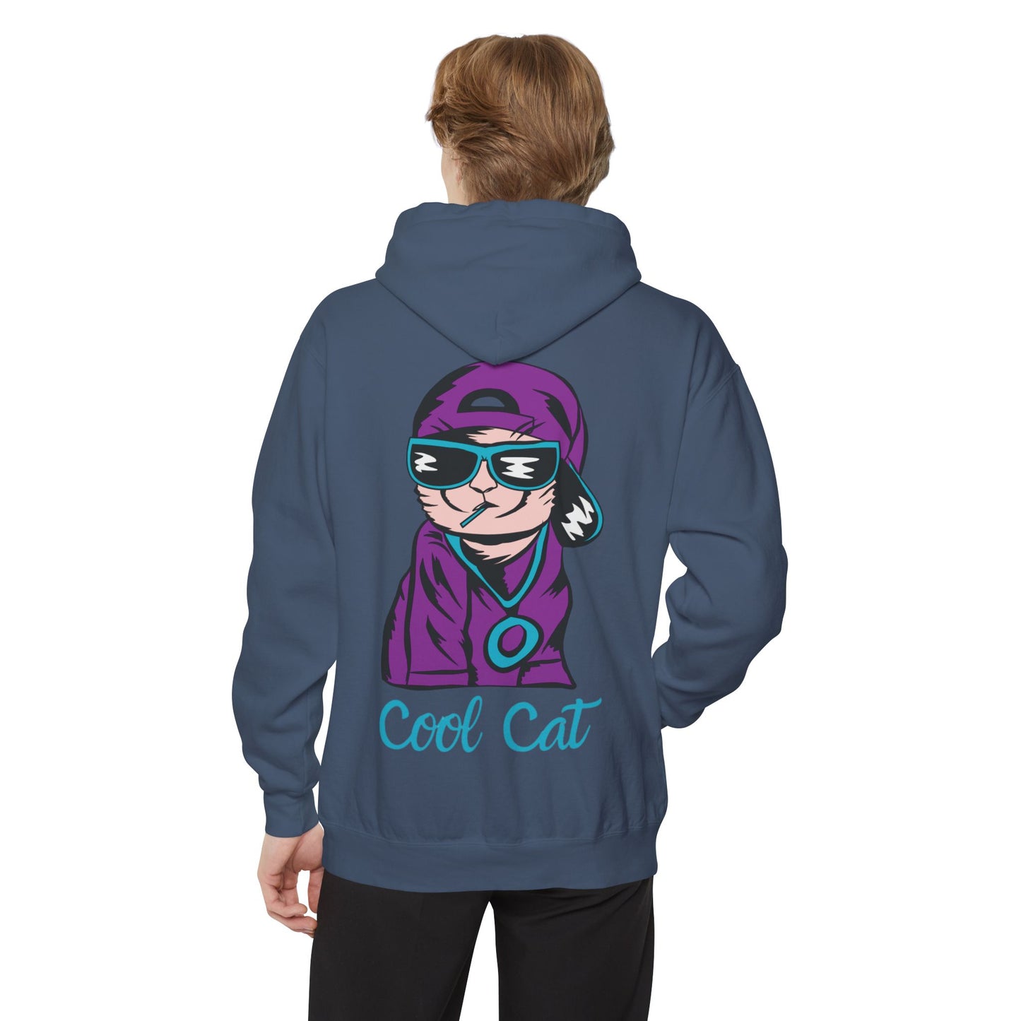 Cool Cat Hoodie — Retro Streetwear Graphic Pullover