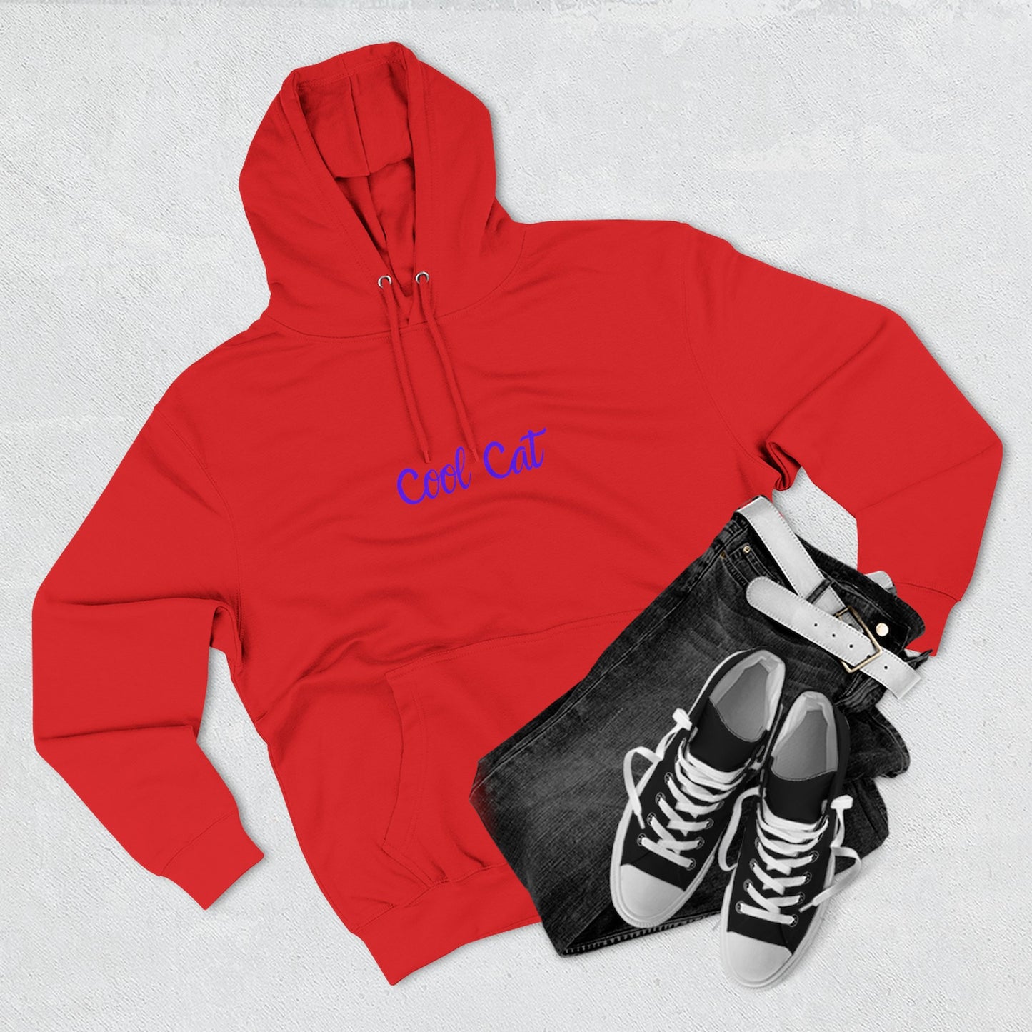 Cool Cat Hoodie — Retro Graphic Cat Pullover