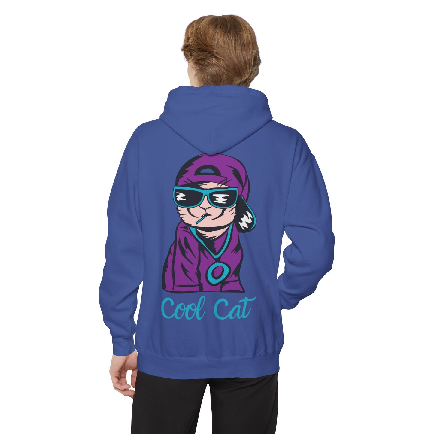 Cool Cat Hoodie — Retro Streetwear Graphic Pullover