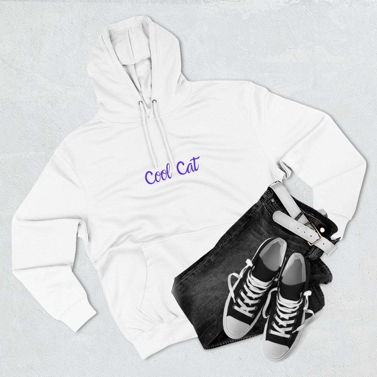 Cool Cat Hoodie — Retro Graphic Cat Pullover