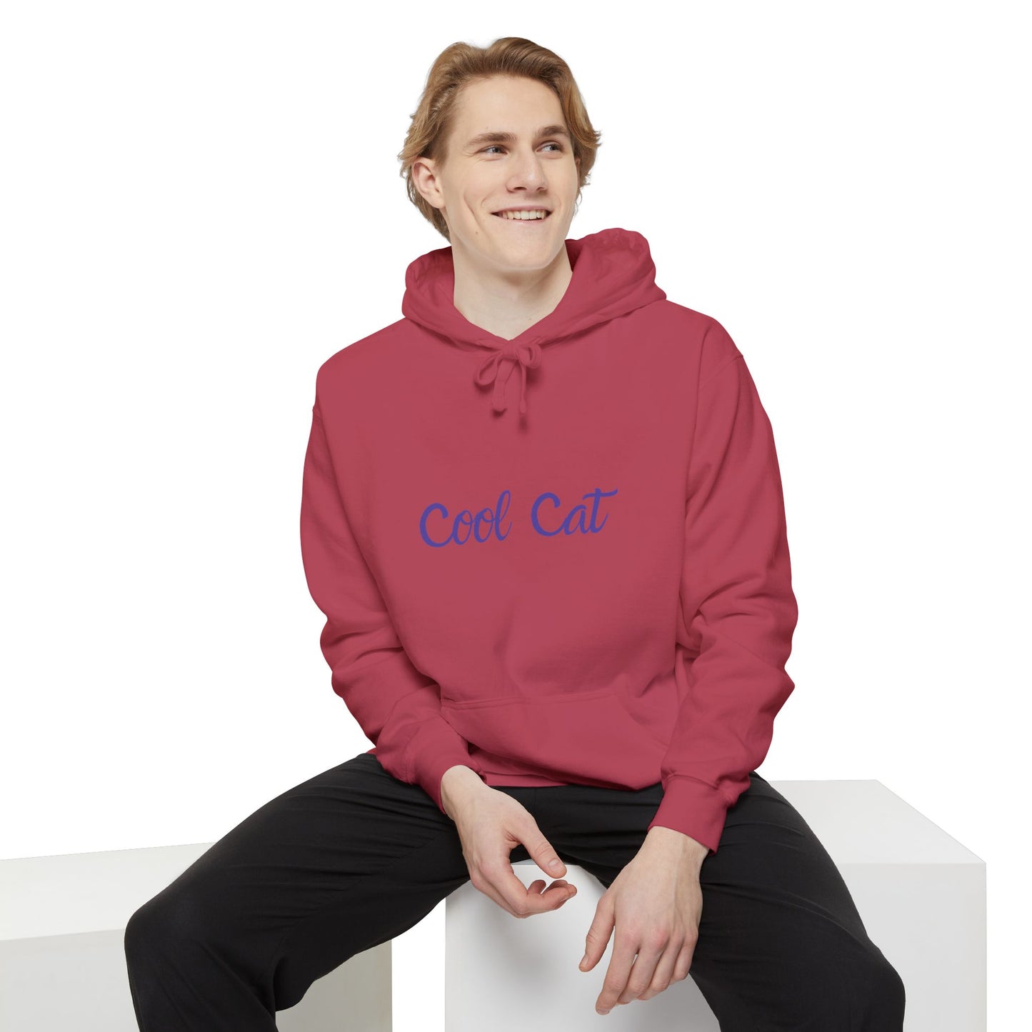 Cool Cat Hoodie — Retro Streetwear Graphic Pullover