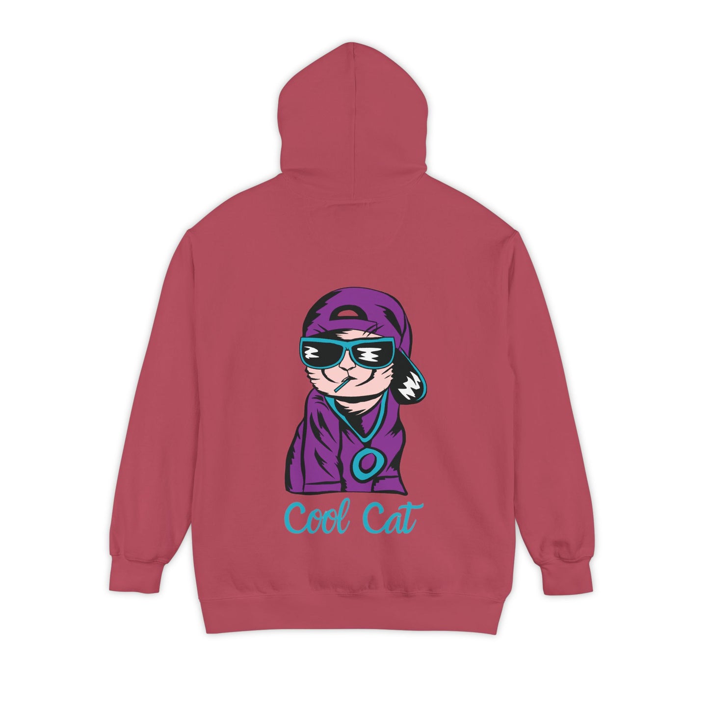 Cool Cat Hoodie — Retro Streetwear Graphic Pullover