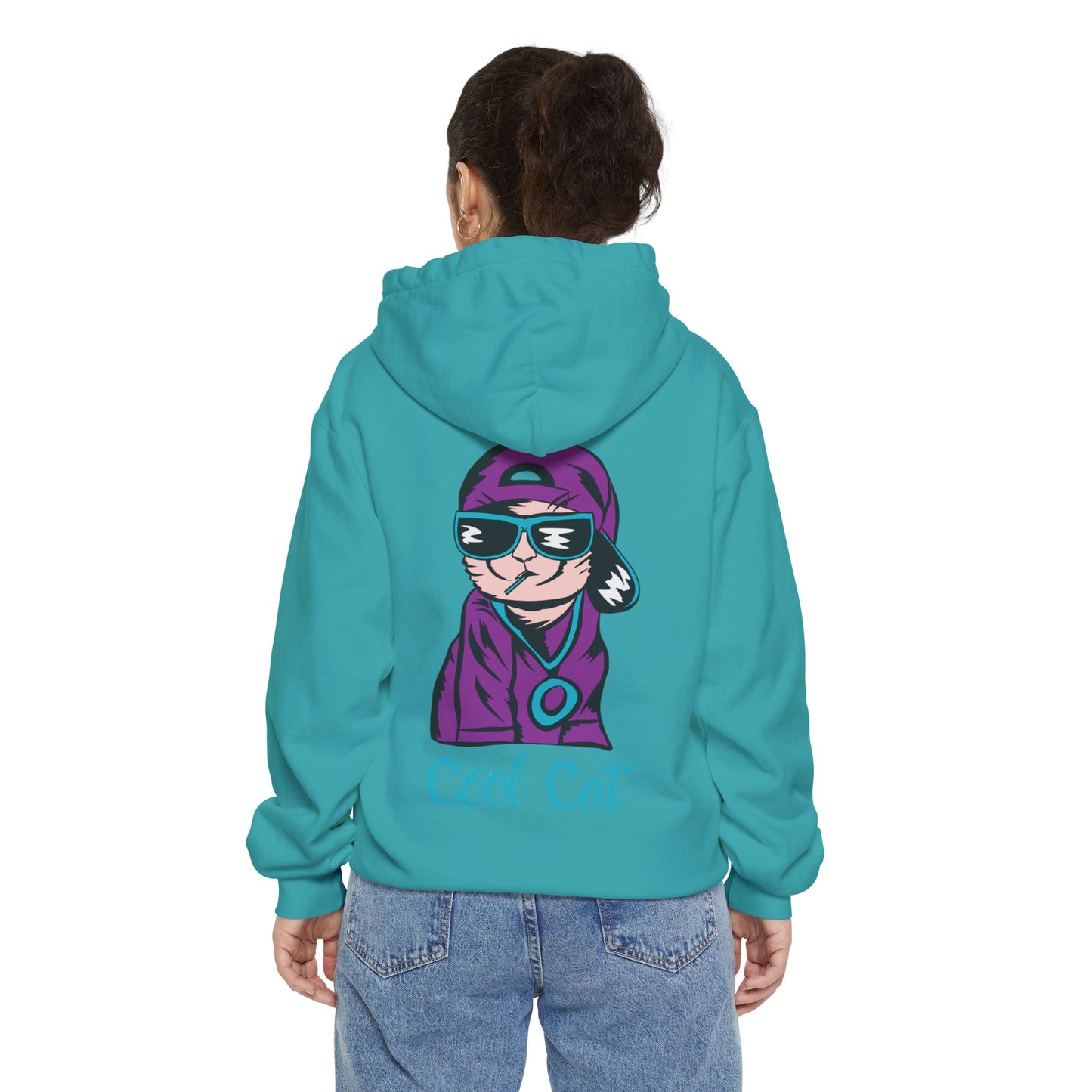 Cool Cat Hoodie — Retro Streetwear Graphic Pullover