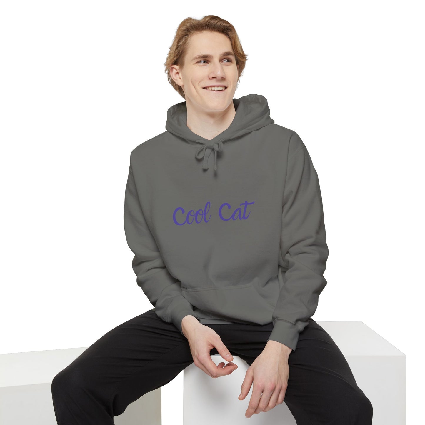 Cool Cat Hoodie — Retro Streetwear Graphic Pullover