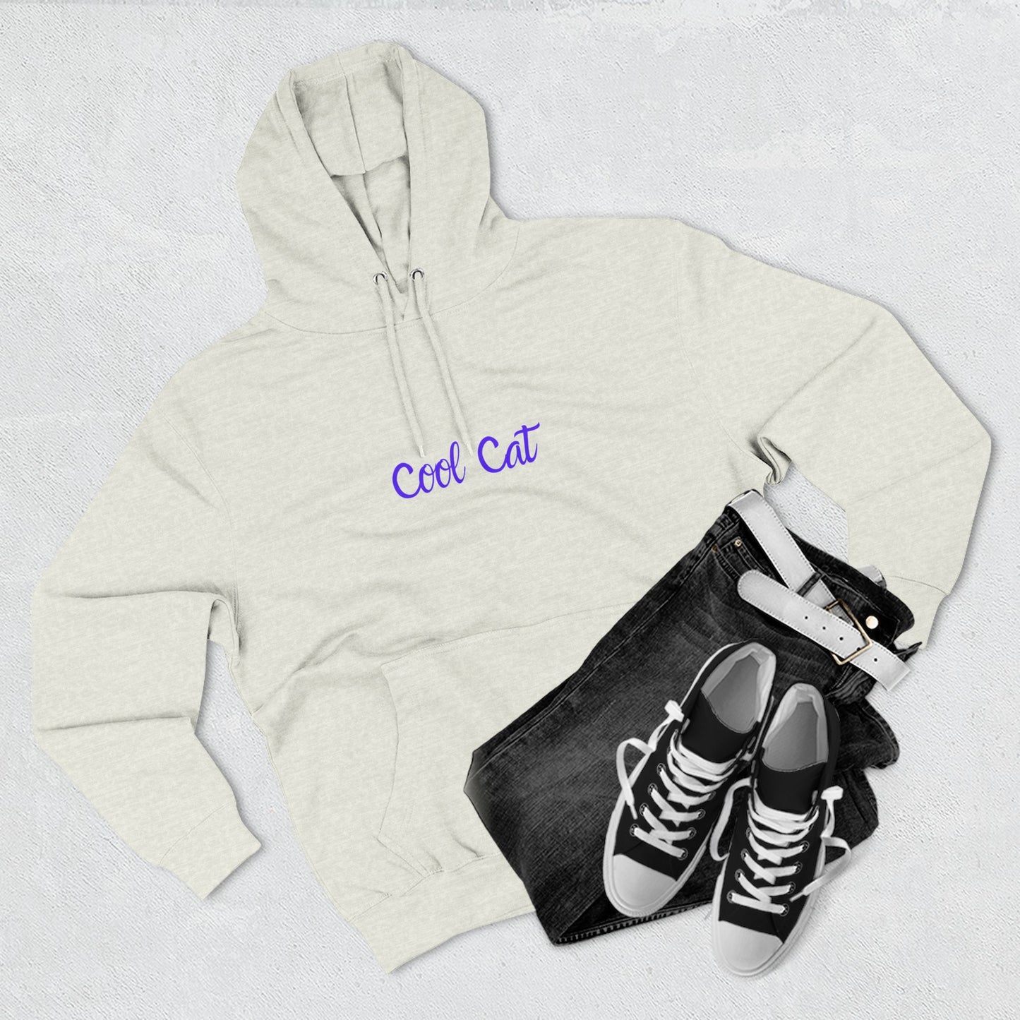 Cool Cat Hoodie — Retro Graphic Cat Pullover