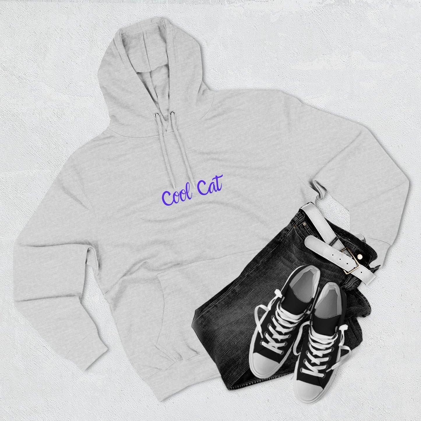 Cool Cat Hoodie — Retro Graphic Cat Pullover