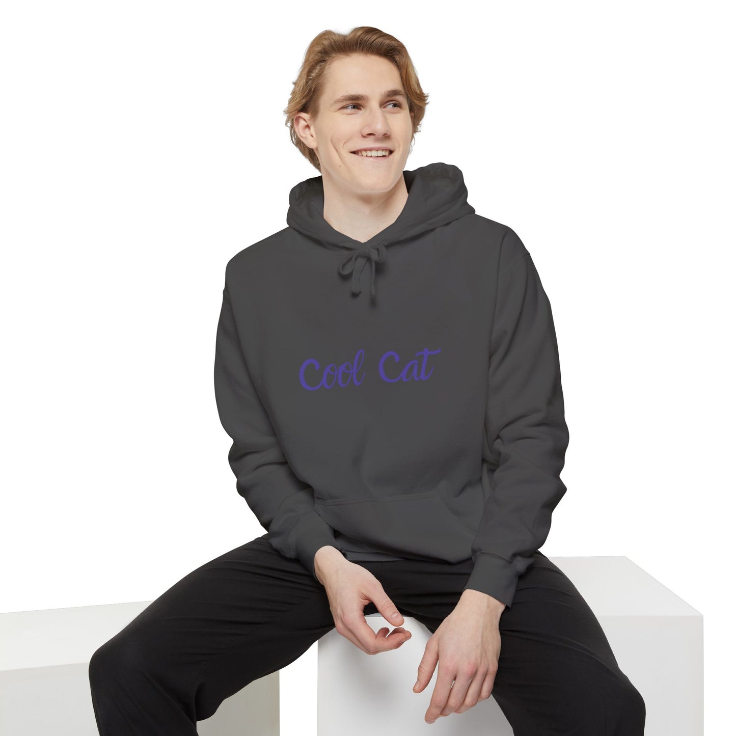 Cool Cat Hoodie — Retro Streetwear Graphic Pullover