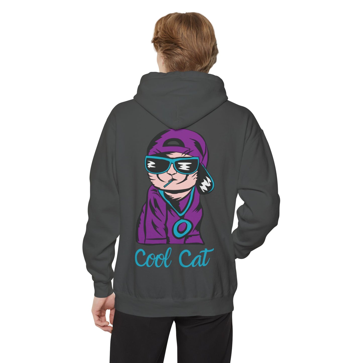 Cool Cat Hoodie — Retro Streetwear Graphic Pullover