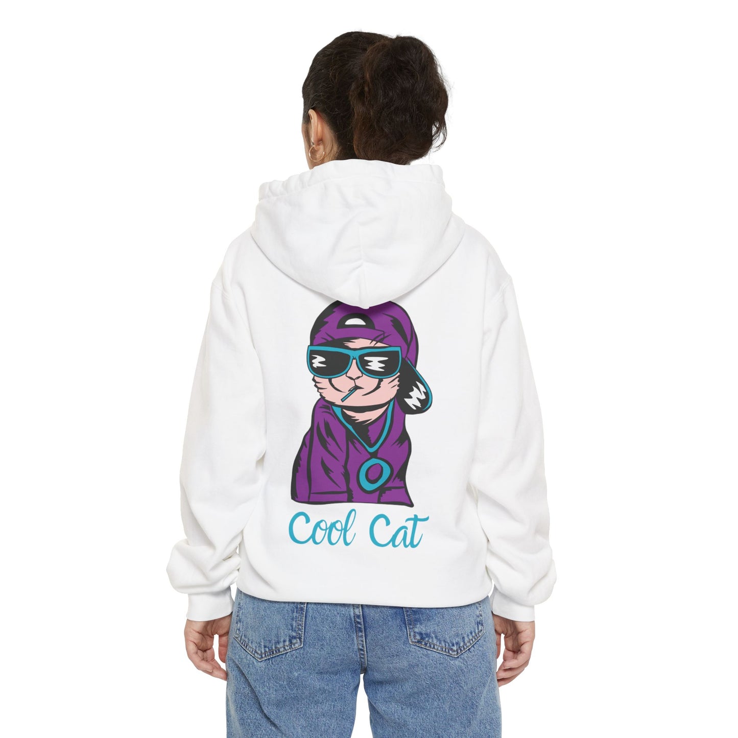 Cool Cat Hoodie — Retro Streetwear Graphic Pullover