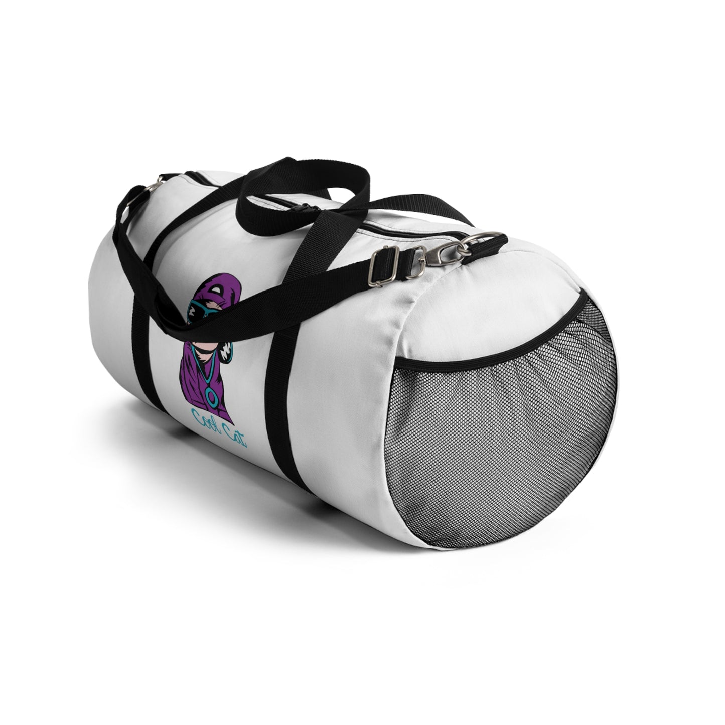 Cool Cat Duffel Bag — Cute Cartoon Cat Travel Gym Bag