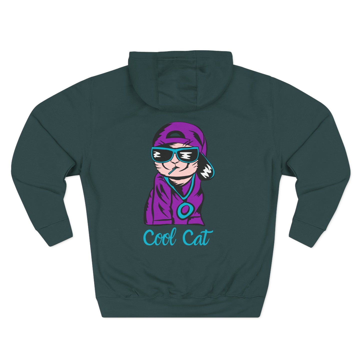 Cool Cat Hoodie — Retro Graphic Cat Pullover
