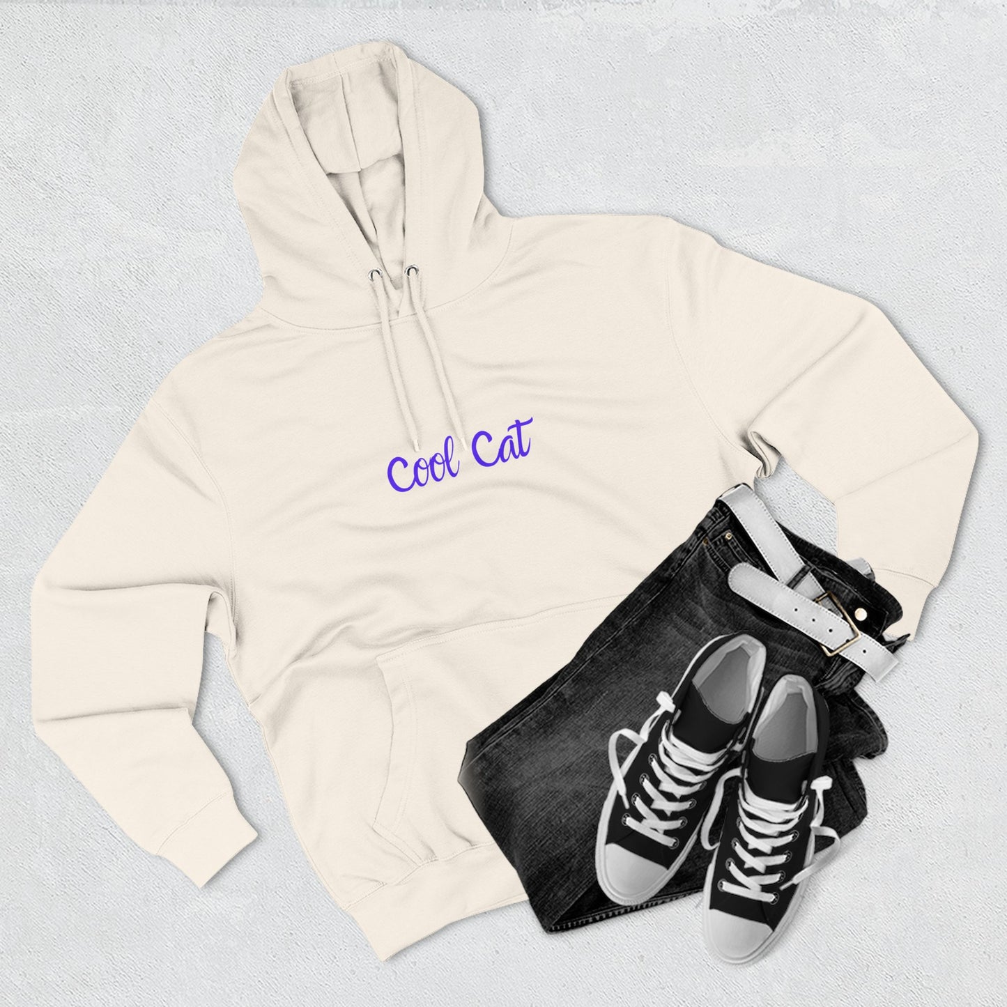 Cool Cat Hoodie — Retro Graphic Cat Pullover