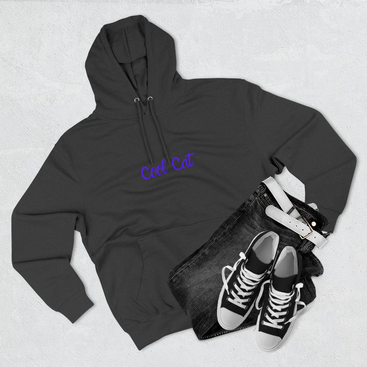 Cool Cat Hoodie — Retro Graphic Cat Pullover